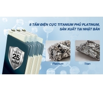 Máy lọc nước điện giải ion kiềm Kangen LeveLuk K8 8 tấm điện cực