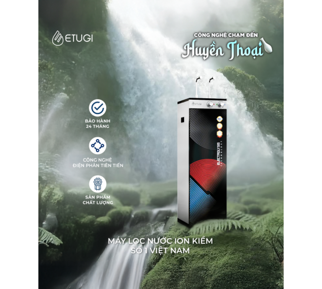 Máy Lọc Nước Ion Kiềm ETUGI ETG102NL-SX